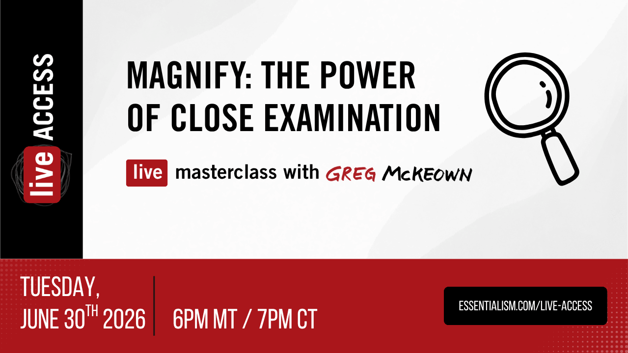 Magnify: The Power of Close Examination